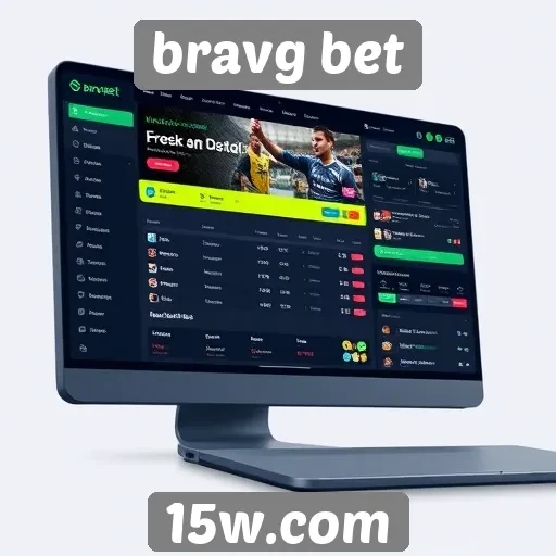 Interface do Bravg Bet é amigável para iniciantes